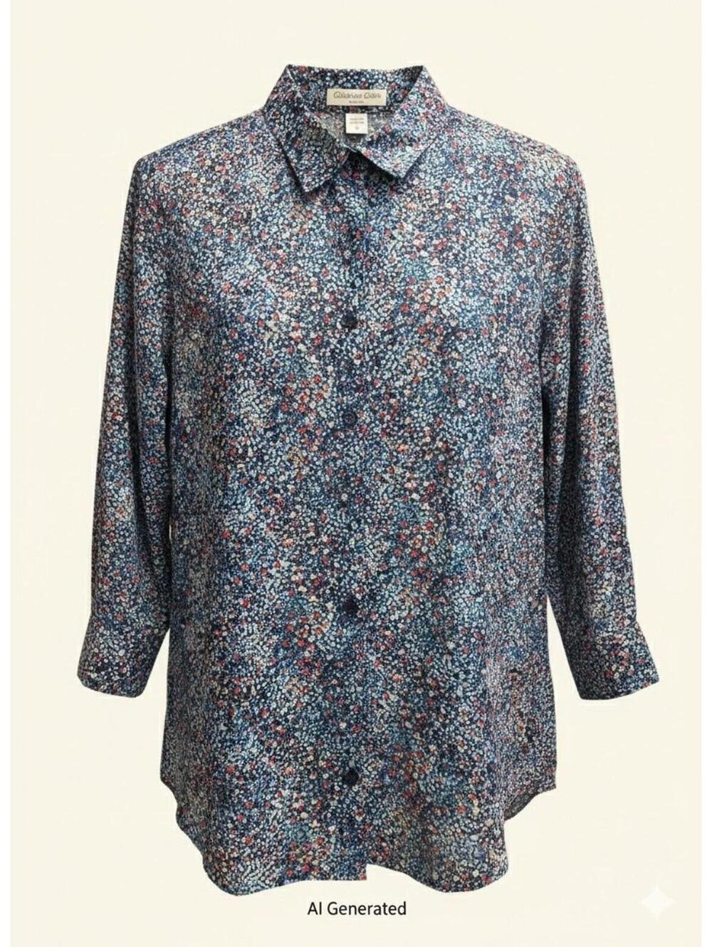214-Coldwater Creek blouse size L / PTP 21